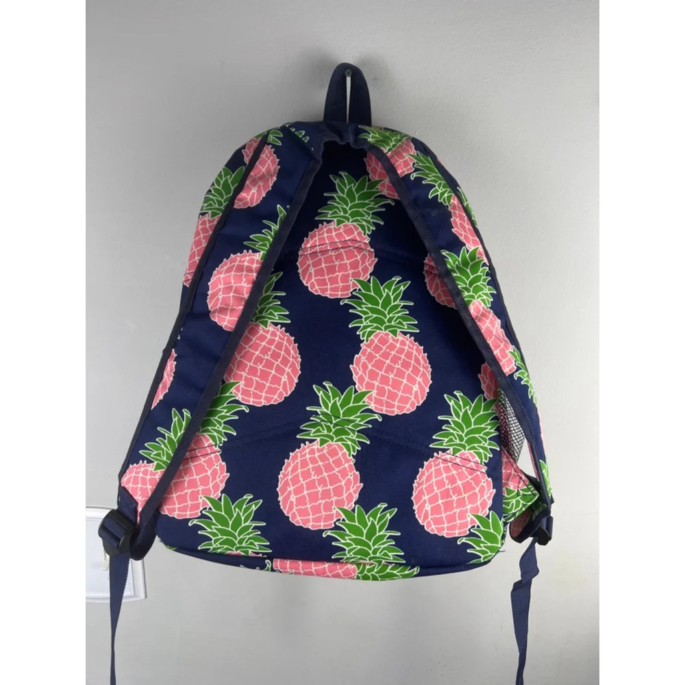 Simply Southern Pineapple Backpack Navy Pink Tropical School Travel Bag